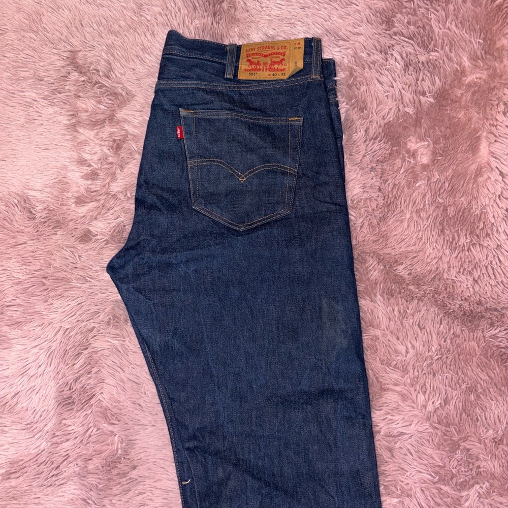 Levi's Men's Dark Blue Straight Jeans